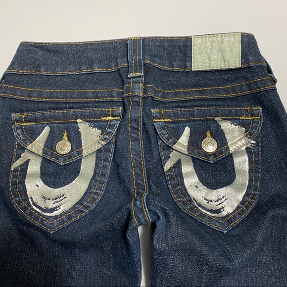 True Religion Bobby Silver Foil Jeans - Picture 9 of 10